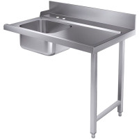 Pass Through Prewash Sink 1200mm Right