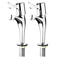 Vouge Basin Pillar Taps (Pack of 2)