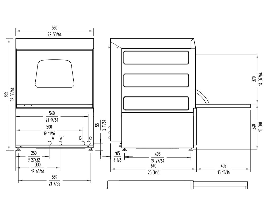 Sammic Active Commercial Glasswasher 500mm Basket