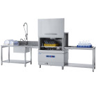 Mach Rack Conveyor Dishwasher Straight Bundle with Prewash Sink & Roller Tabling