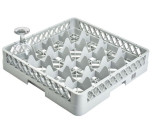Genware Glass Rack 500mm - 16 Compartment