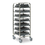 Dishwasher Basket Trolley Full Height (7 Baskets)