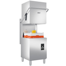 Asber Pass Through Dishwasher 500mm Basket with Break Tank