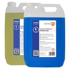 EntirePro Dishwasher Detergent & Rinse Aid Starter Pack (2x 5 Litre)