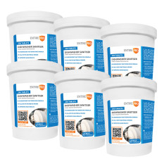 Dishwasher & Glasswasher Sanitising Tablets Bulk Pack (6 x Tub of 200)