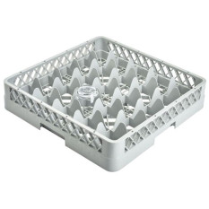 Genware Glass Rack 500mm - 25 Compartment