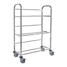 Dishwasher Basket Drip-Dry Trolley 3 Tier