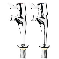 Vouge Basin Pillar Taps (Pack of 2)