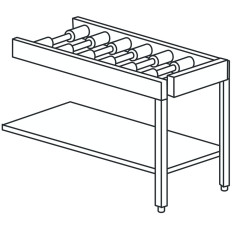 Inlet / Outlet Roller Table 120cm