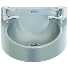 BASIX WS1-L Polycarbonate Hand Wash Sink Including Taps